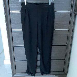Zara black straight pants